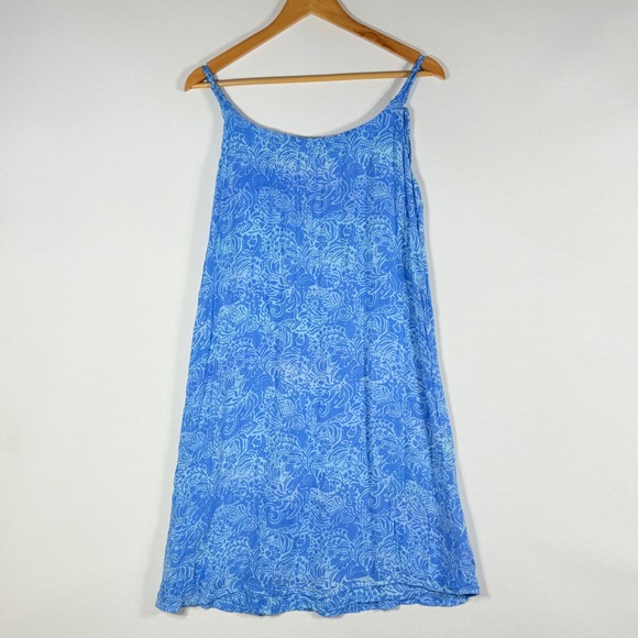 Blue Ginger Womens Small Hawaiian Dress Floral Paisley Strappy Vacation Tropical - Picture 5 of 6